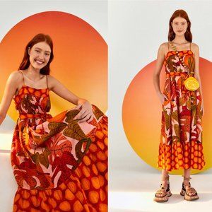 Farm Rio | Summer Dream Belted Maxi Dress